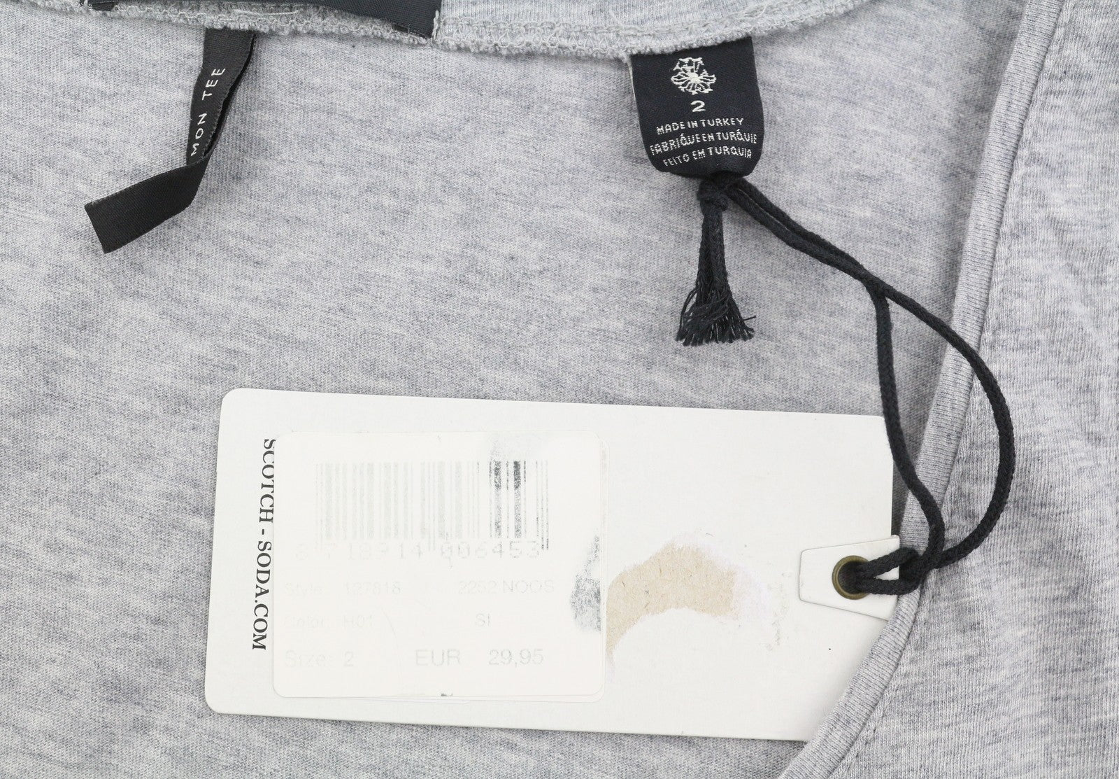 Grey Cotton T-Shirt