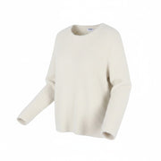 NOISY MAY Fairy L/S Knit Tall Women Jumper XL Beige Fluffy Crew Neck Pull On