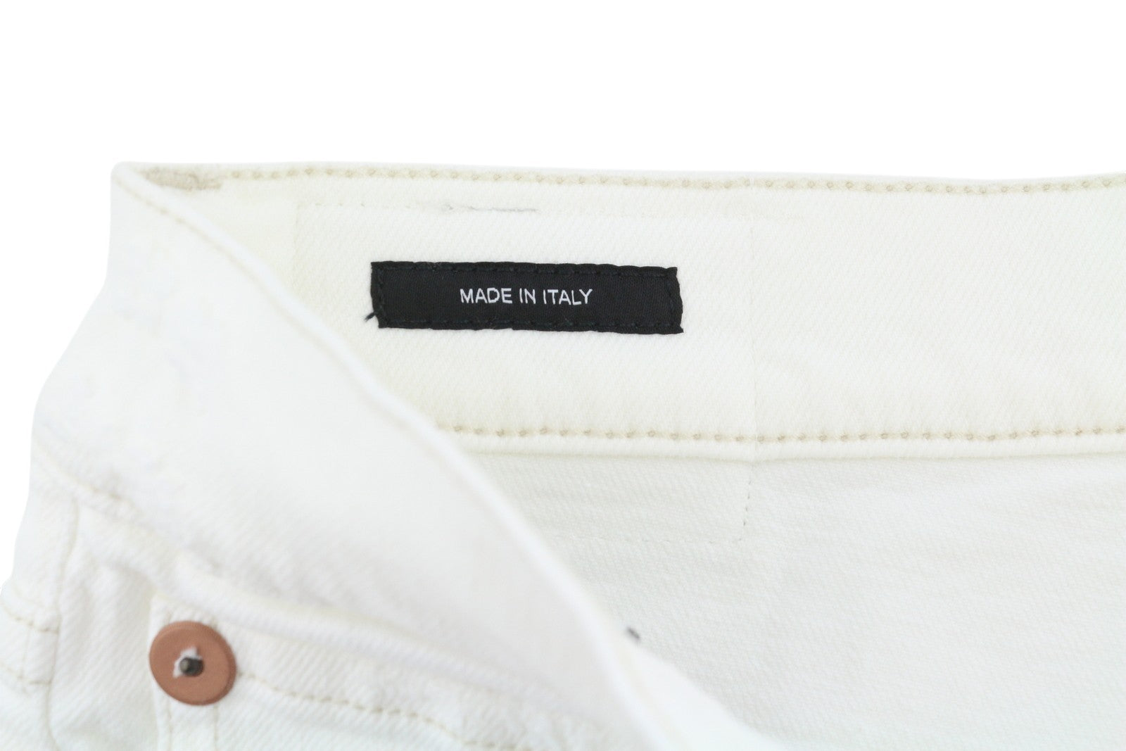 R13 Romeo Women Jeans 26 Aerin White Stretch Cropped Zip Fly