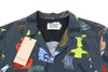 Grey Viscose Button-Up
