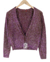 Burgundy Viscose Jumper