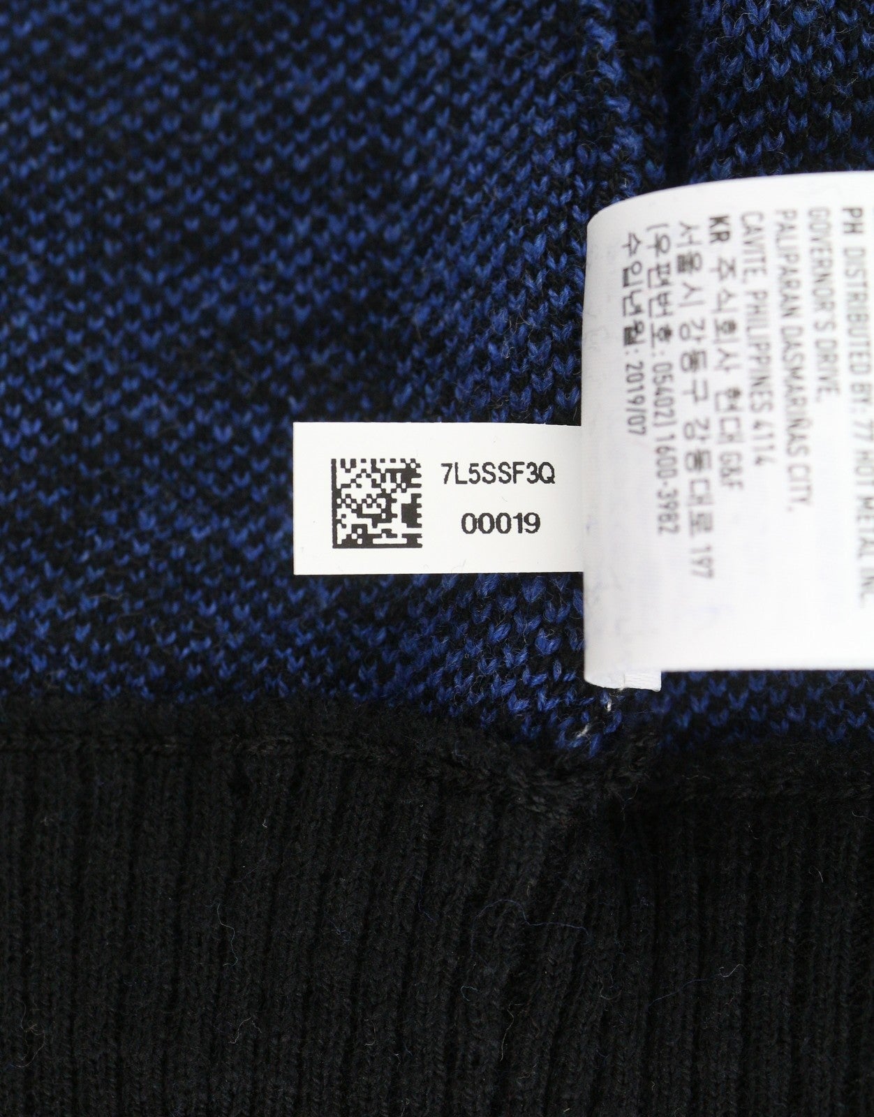 AMERICAN EAGLE OUTFITTERS Men Jumper M Blue Check Knit Kangaroo Pull On