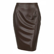 Brown Wool Skirt