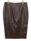 Brown Wool Skirt
