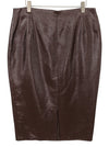 Brown Wool Skirt