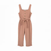 Pink Cotton Jumpsuit