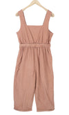 Pink Cotton Jumpsuit