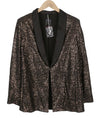 Brown Polyester Blazer
