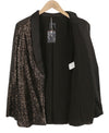 Brown Polyester Blazer