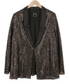 Brown Polyester Blazer