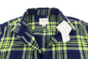 Blue Cotton Button-Up