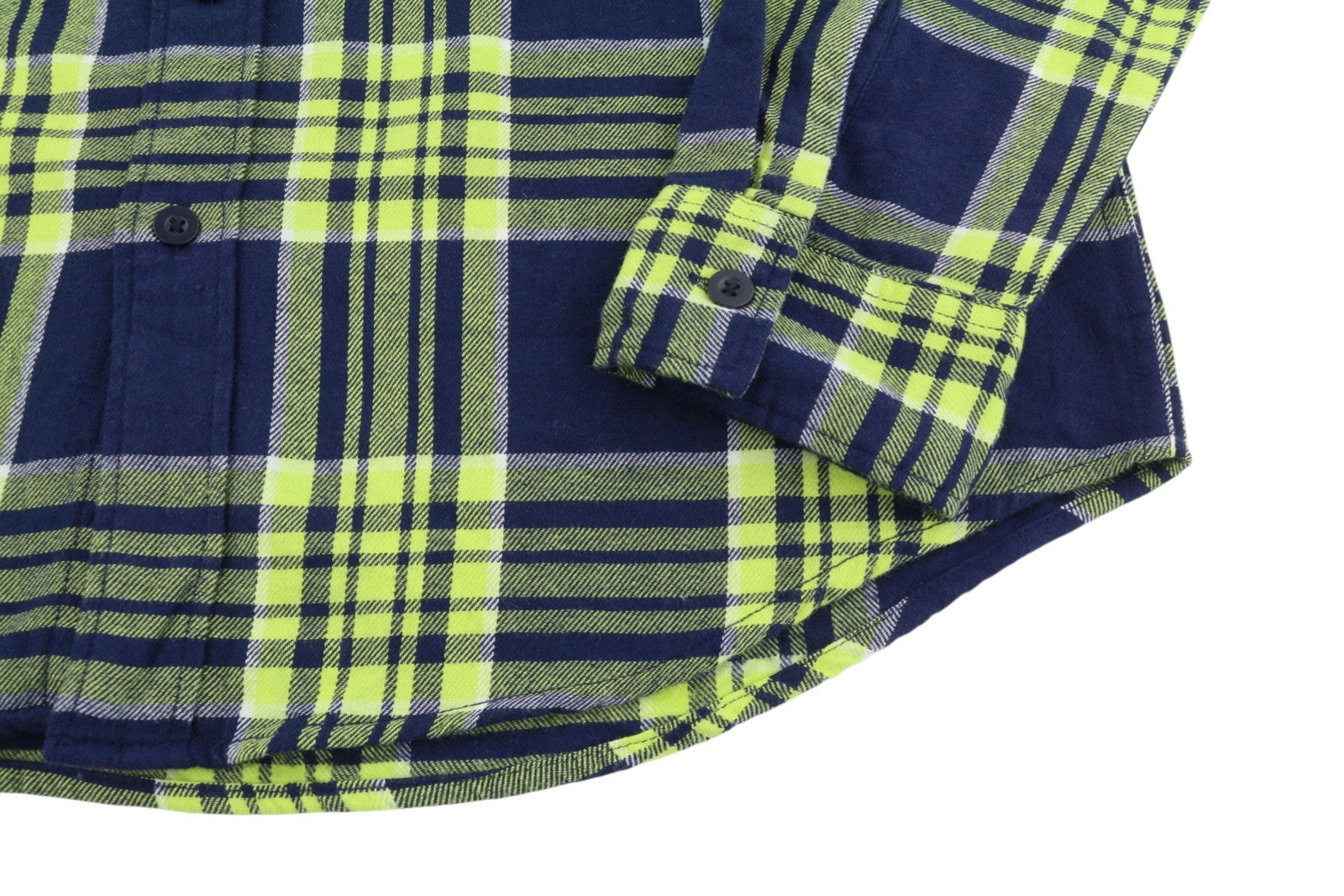 AMERICAN EAGLE OUTFITTERS Men Shirt L Plaid Flannel Button-Up Casual