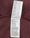 Burgundy Cotton Sweatshirt