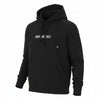 Black Cotton Hoodie
