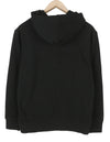 Black Cotton Hoodie