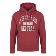 AMERICAN EAGLE OUTFITTERS Men Hoodie XS Red Kangaroo Pocket Pull On