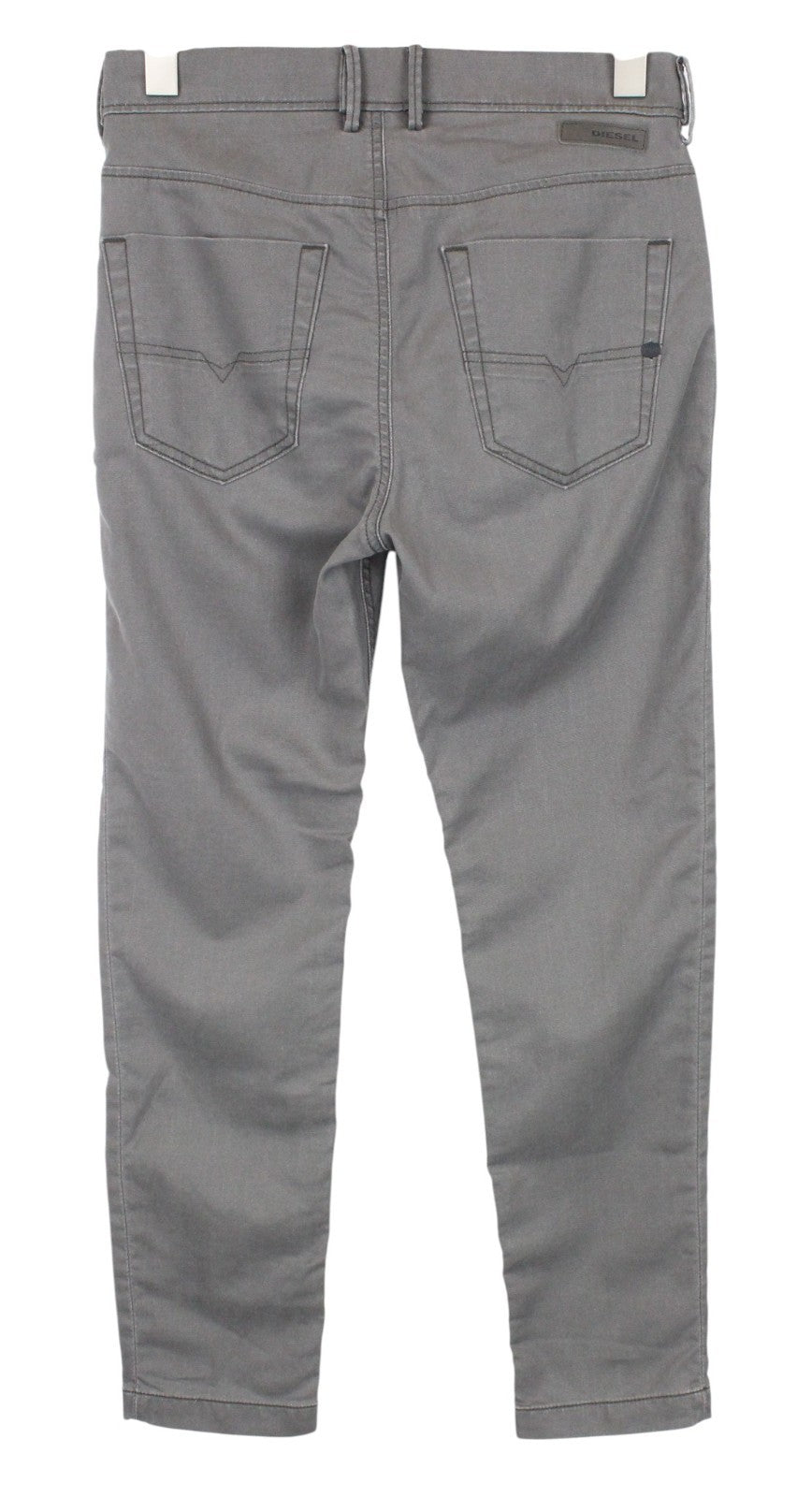 DIESEL Slim-Chino-M-NE 0685E Men Trousers W28 Grey Stretch Jogg Sweat Slim Cut