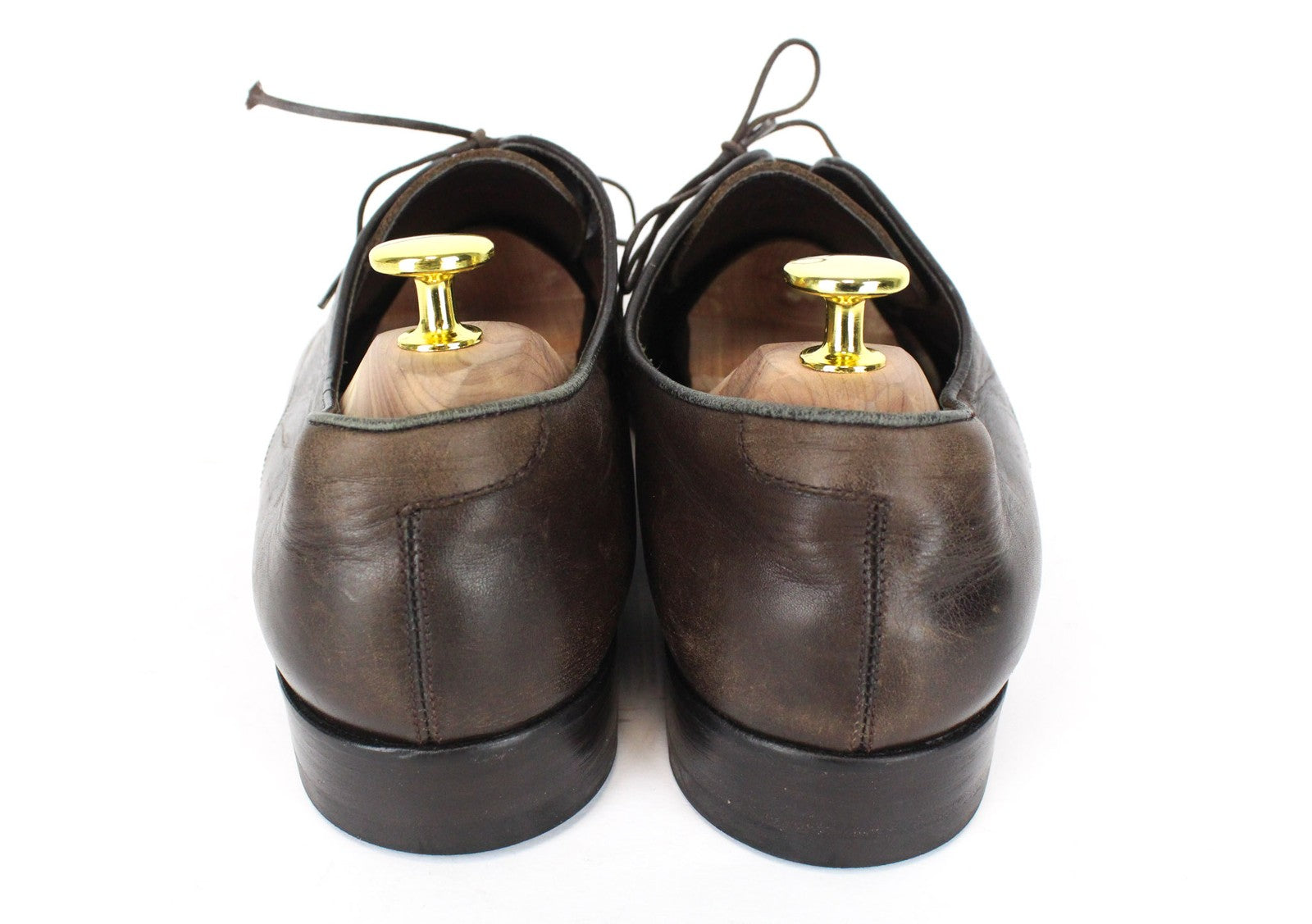 SUITSUPPLY Men Formal Shoes EU43.5 Dark Brown Calf Leather Lace-Ups Oxfords