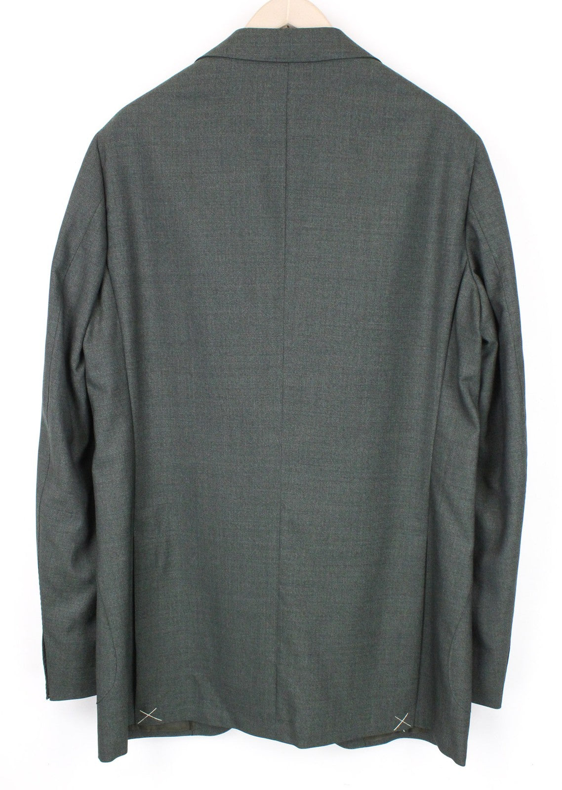 SUITSUPPLY La Spalla Men Suit UK42L Single-Breasted Green Pure Wool 2 Piece