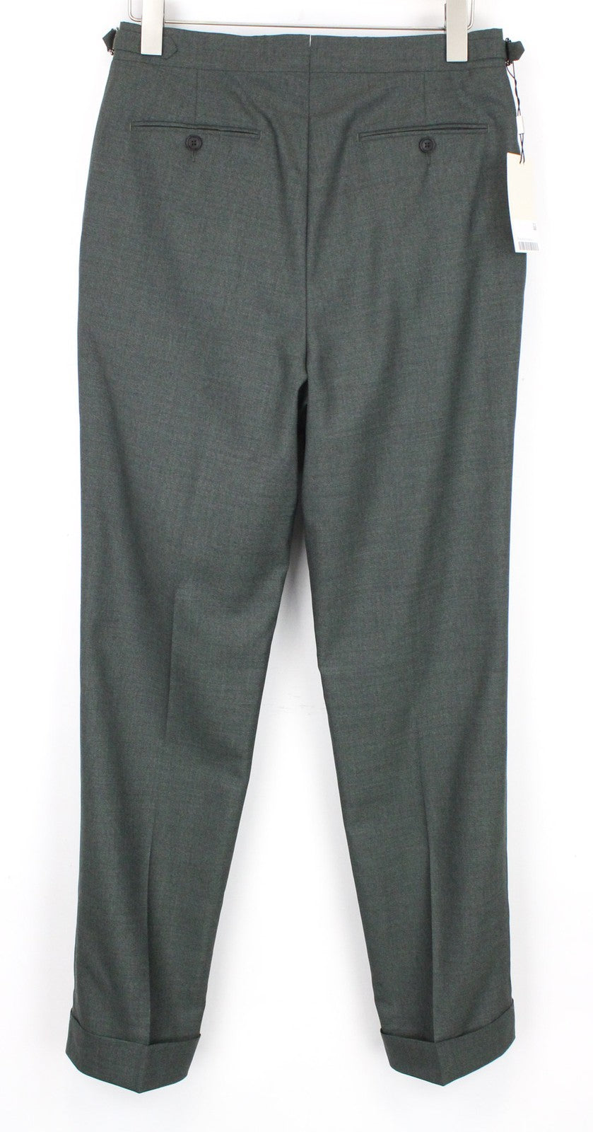 SUITSUPPLY La Spalla Men Suit UK42L Single-Breasted Green Pure Wool 2 Piece
