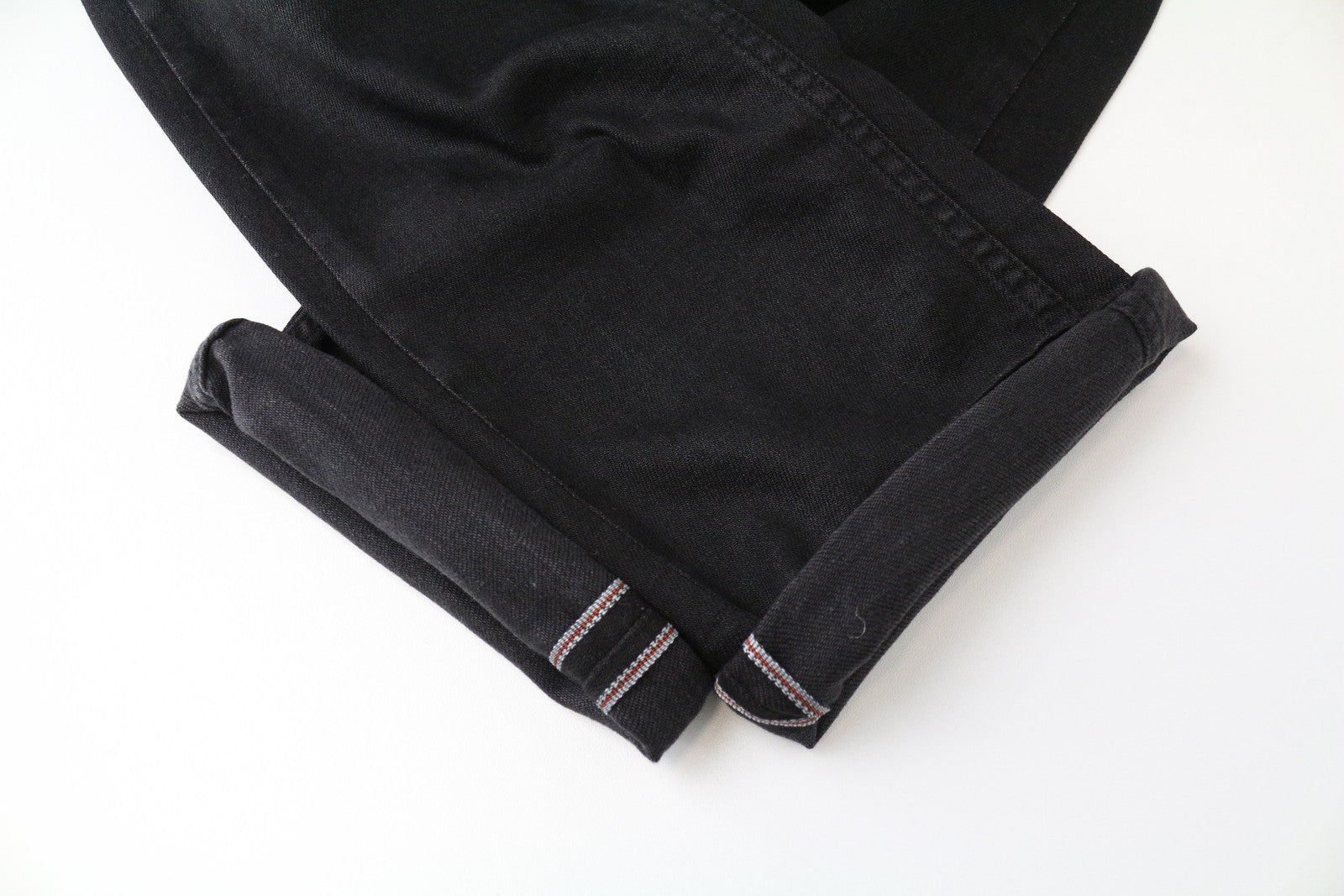 REPLAY Grover Men Jeans W31/L34 Straight 5-Pocket Black Cotton Stretch Selvedge*