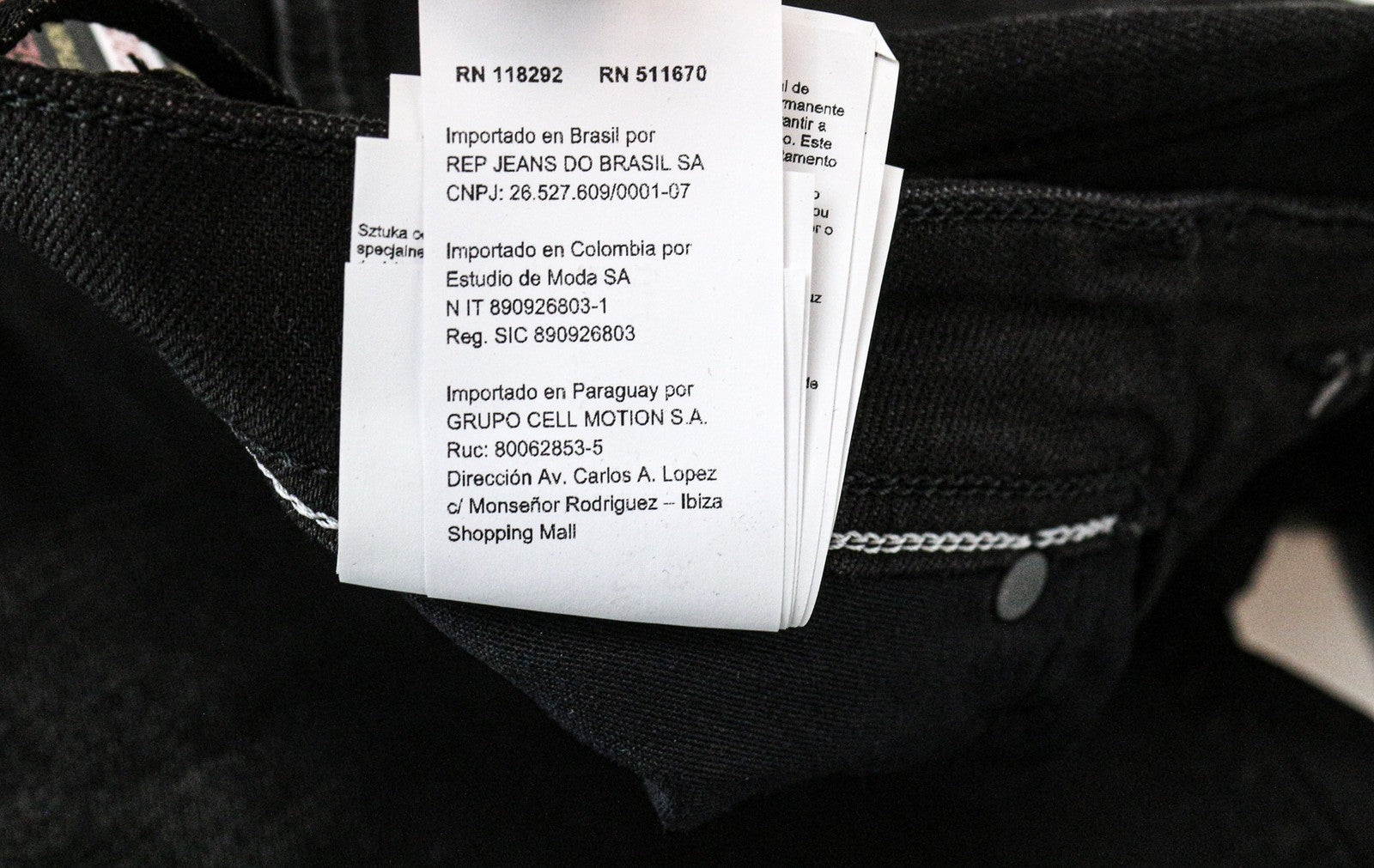REPLAY Grover Men Jeans W29/L32 Button-Fly Black Stretch Straight Cut Selvedge