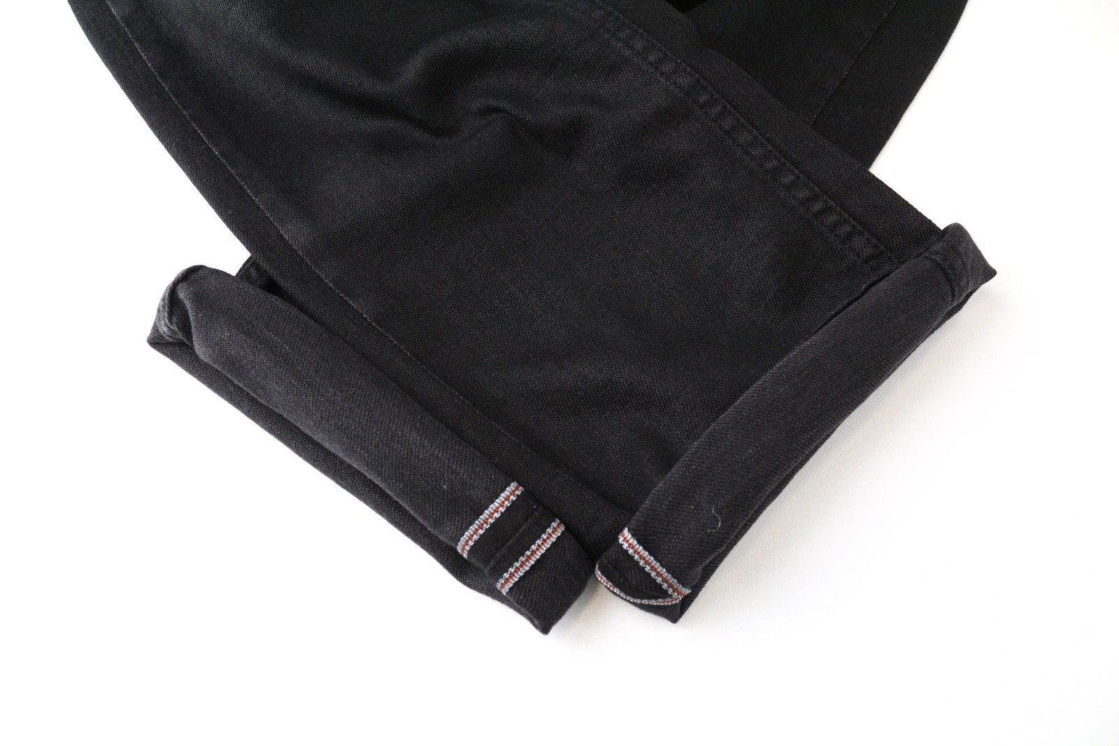 REPLAY Grover Men Jeans W29/L32 Button-Fly Black Stretch Straight Cut Selvedge