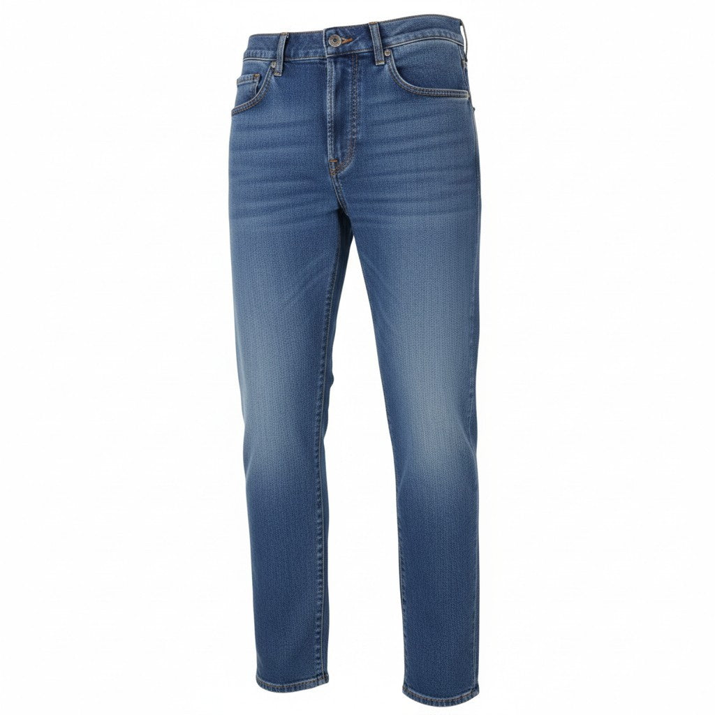DIESEL 2020 D-Viker 0GYCT Men Jeans W30/L34 Blue Aged Wash Straight Fit