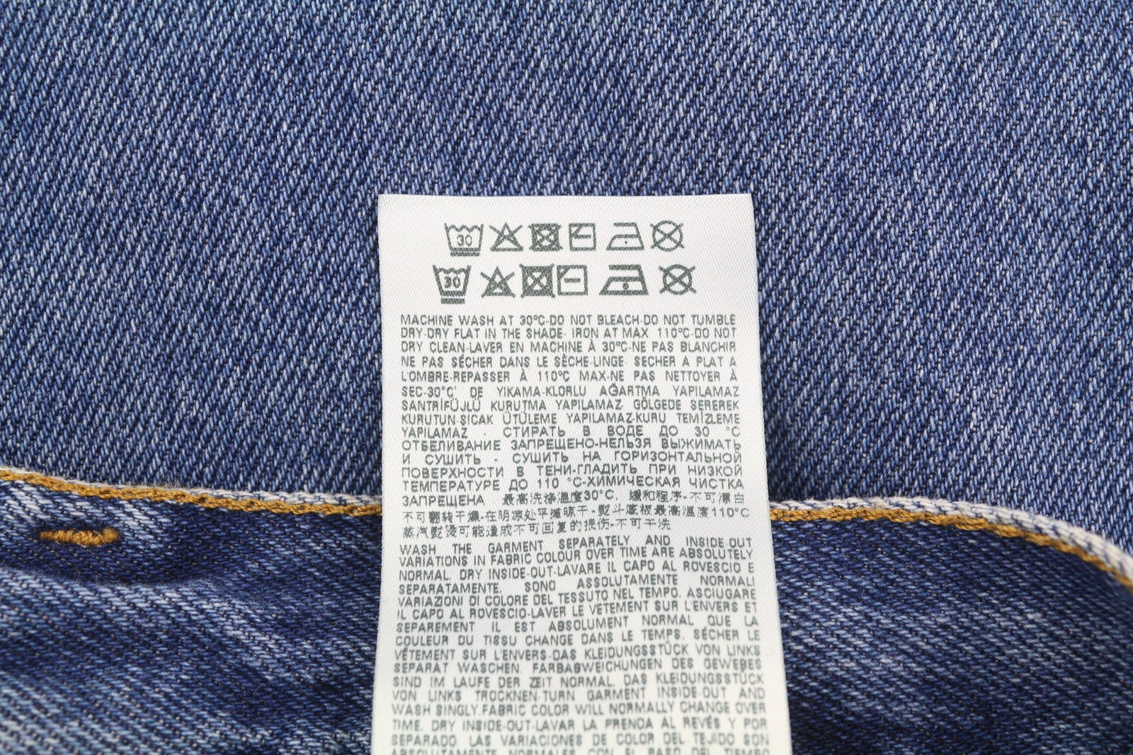 DIESEL 2020 D-Viker 0GYCT Men Jeans W30/L32 Blue Washed Straight Regular