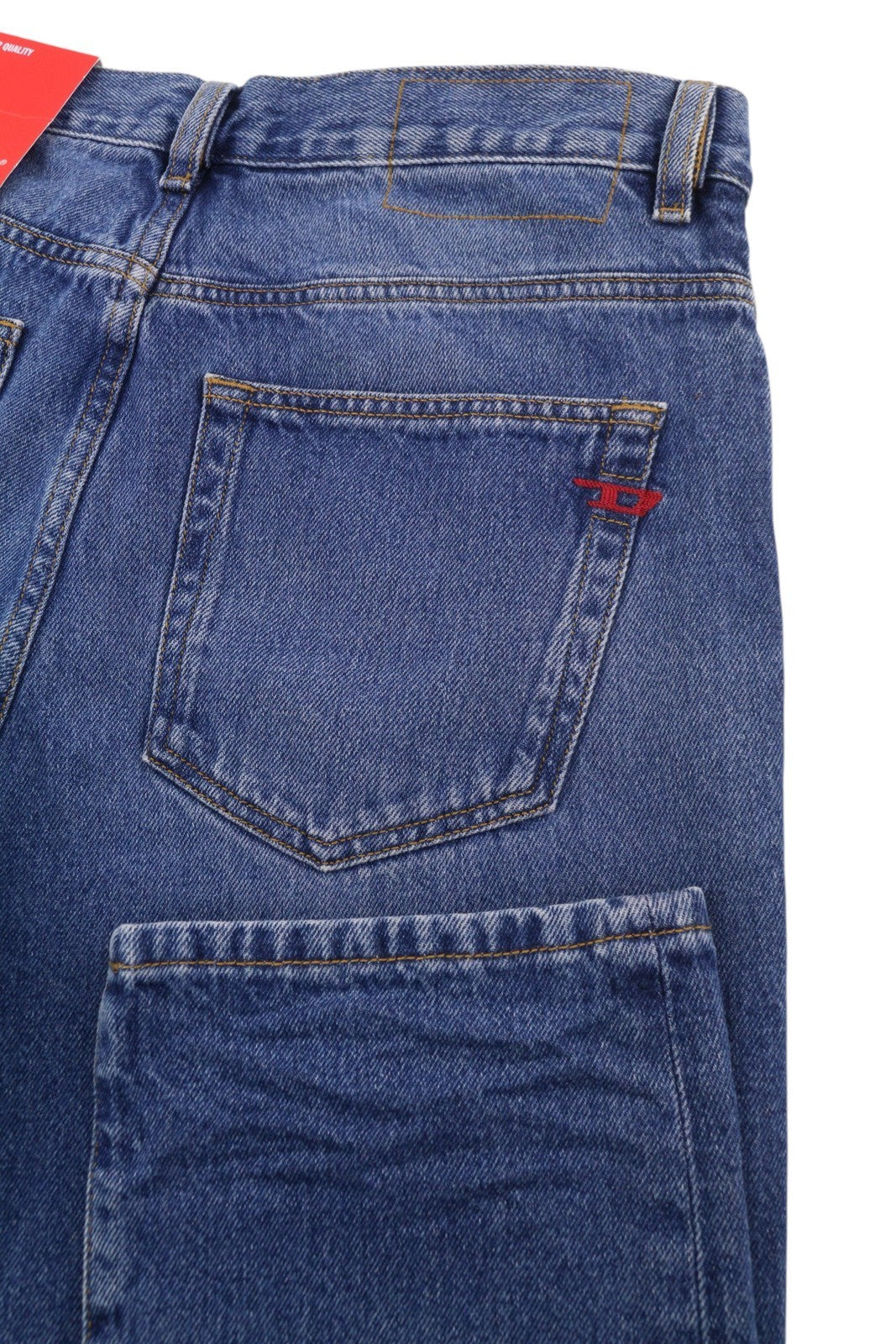 DIESEL 2020 D-Viker 0GYCT Men Jeans W30/L32 Blue Washed Straight Regular