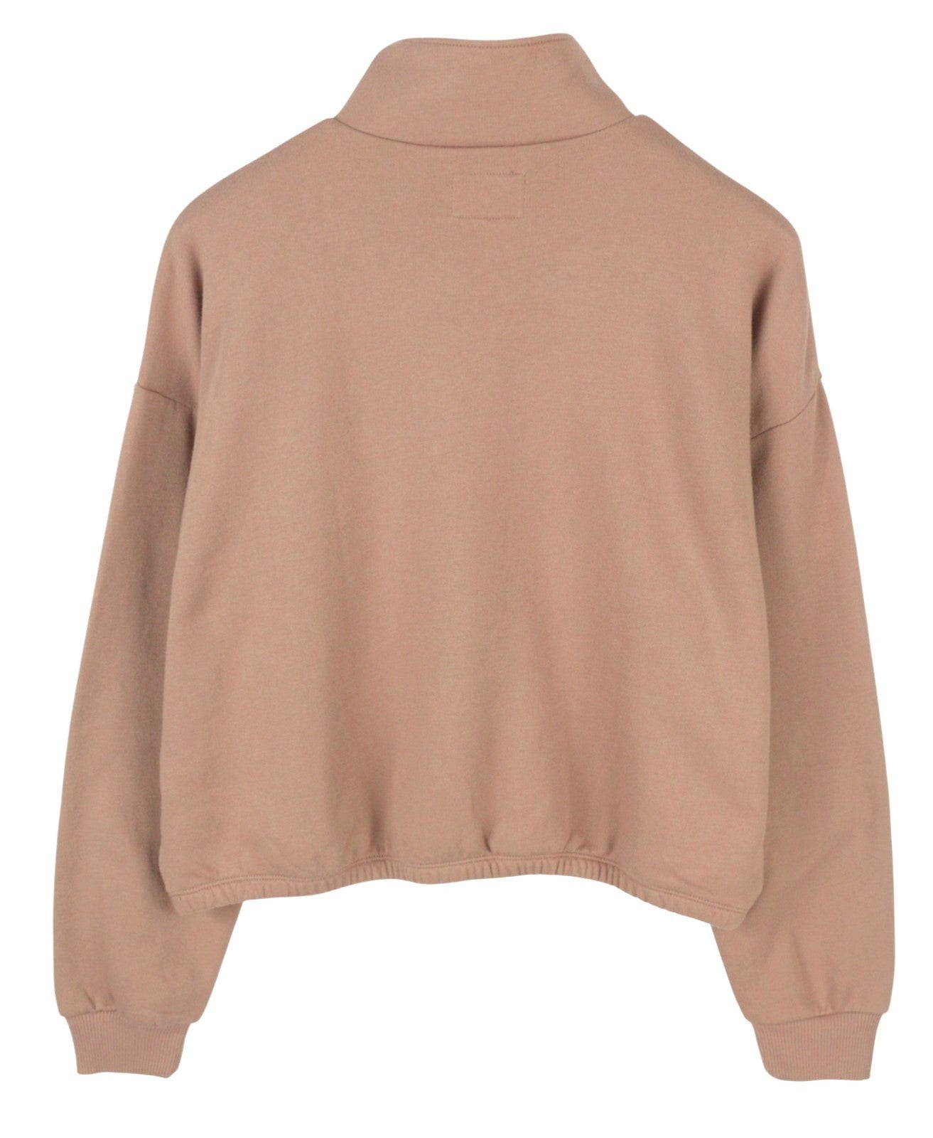 AMERICAN EAGLE OUTFITTERS Women Sweatshirt M Pink Half Zip Oversize Pull On