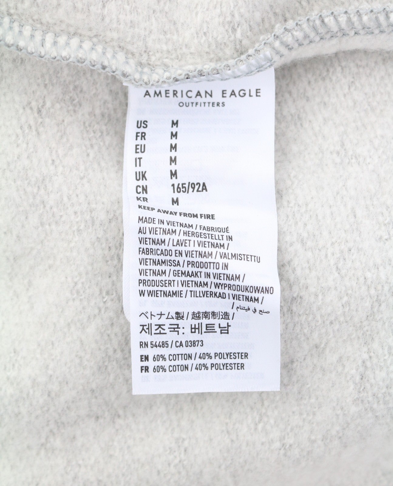 AMERICAN EAGLE OUTFITTERS Women Sweatshirt M Melange Half Zip Oversized Top