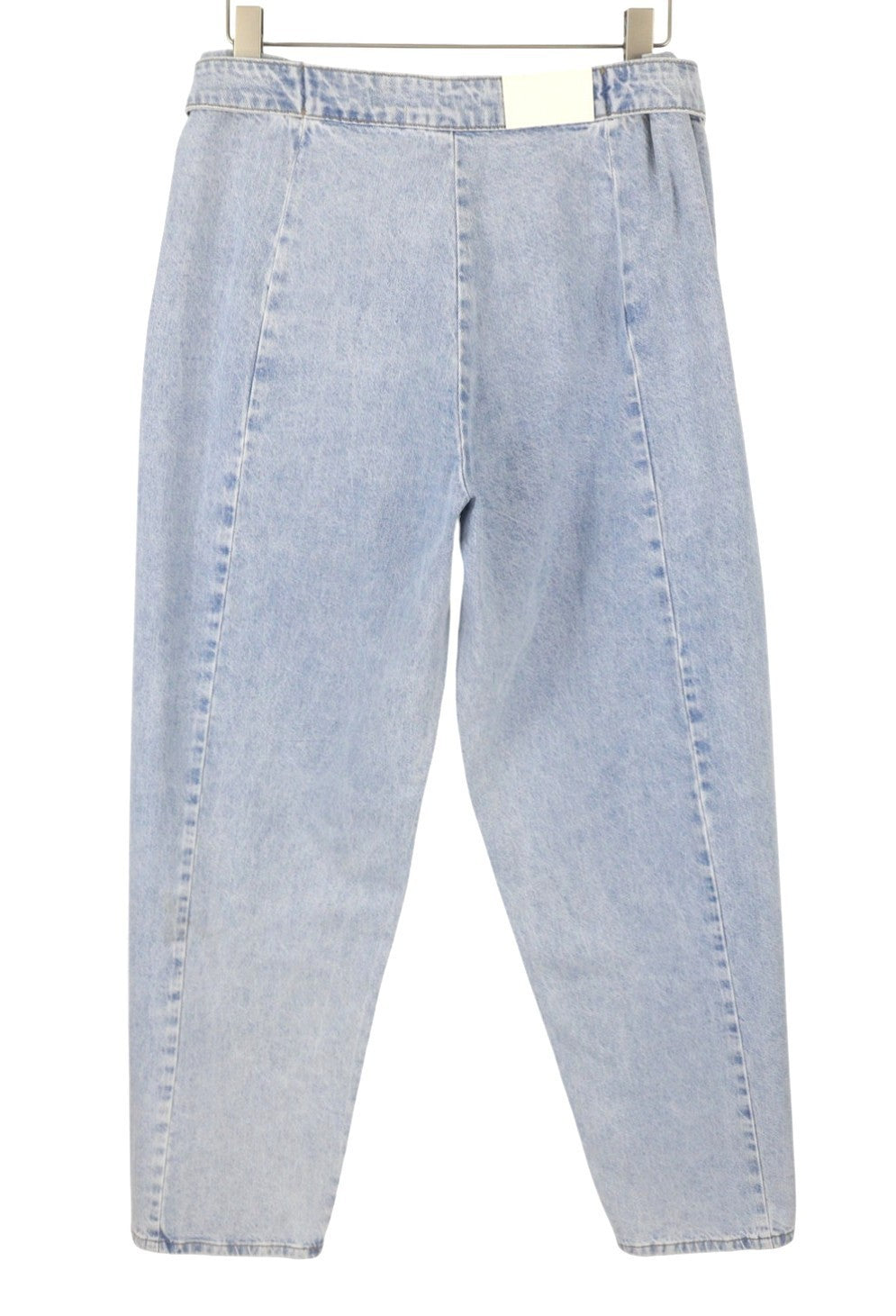 DESIGUAL Denim Marte Women Jeans L W32 Blue Fade Wide Leg Side Pleats