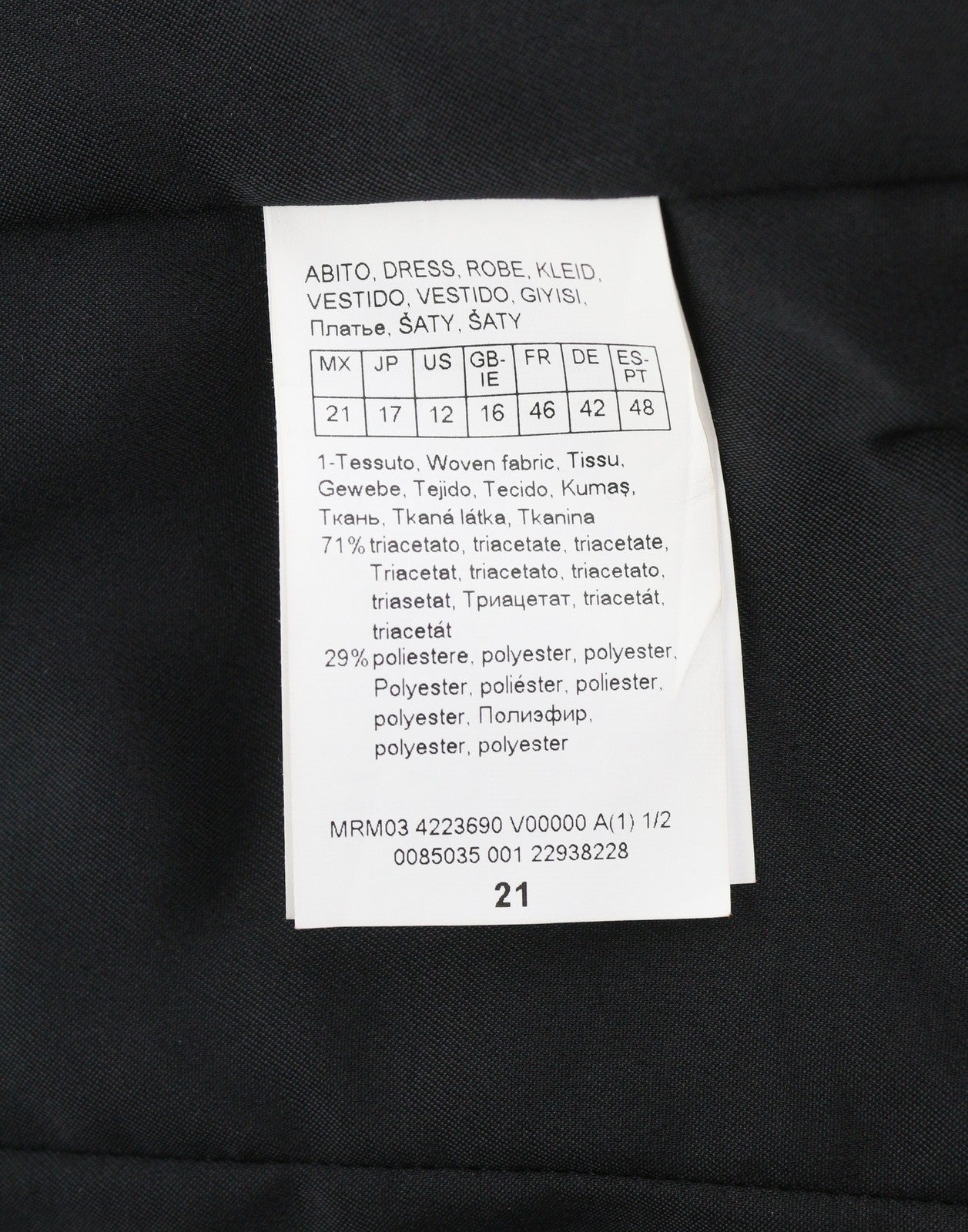 Black Wool Dress