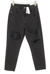 Jeans Mom Black Blaze
