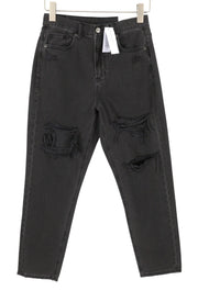 Jeans Mom Black Blaze