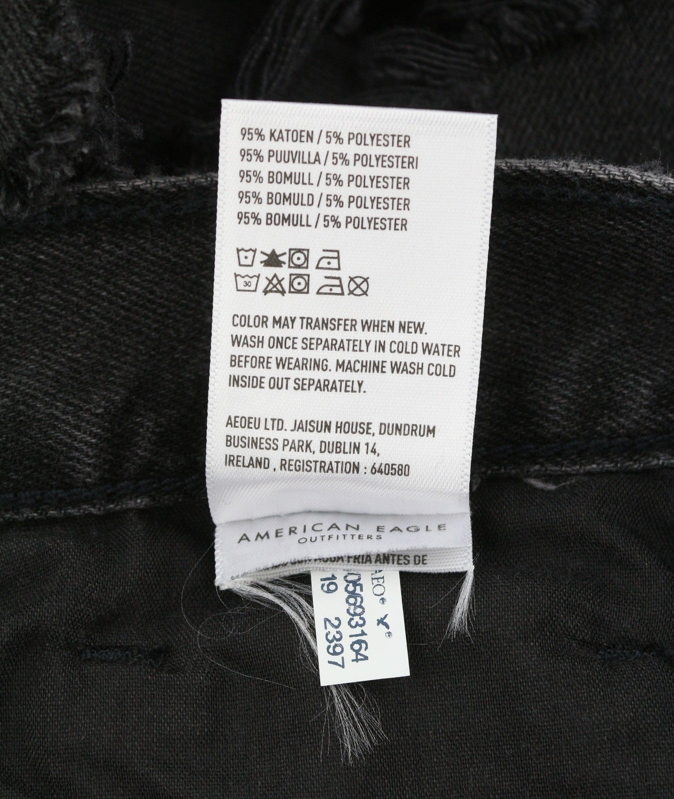 Jeans Mom Black Blaze