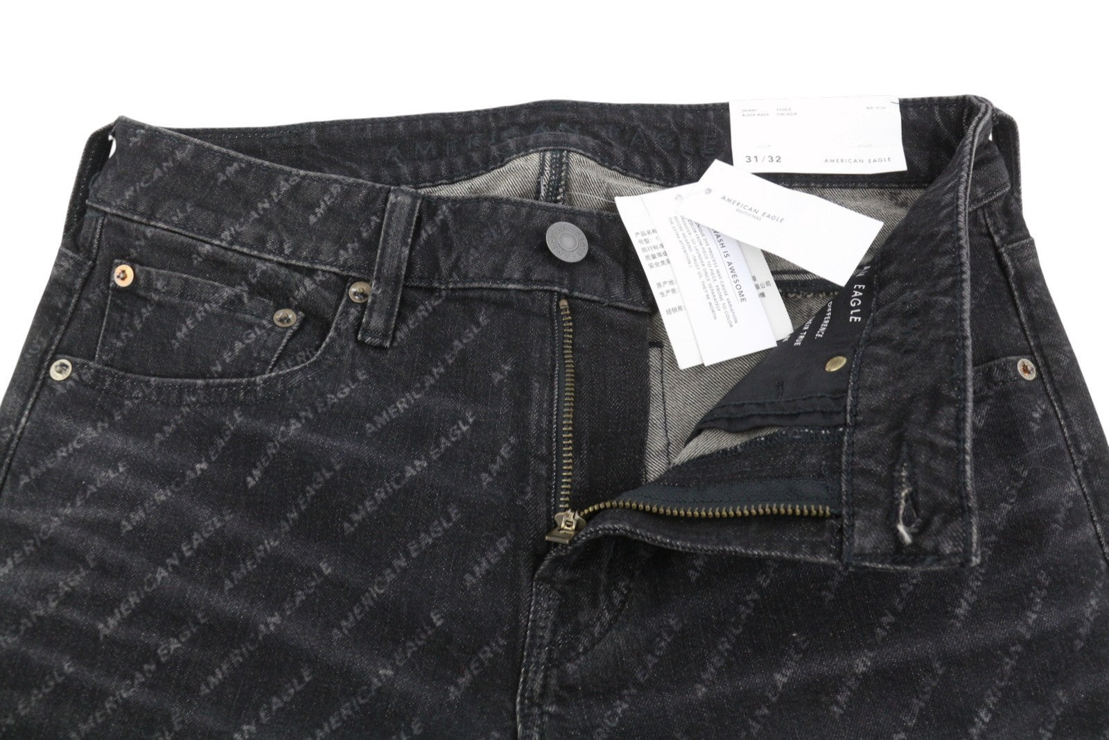 Jeans Skinny Black Wash