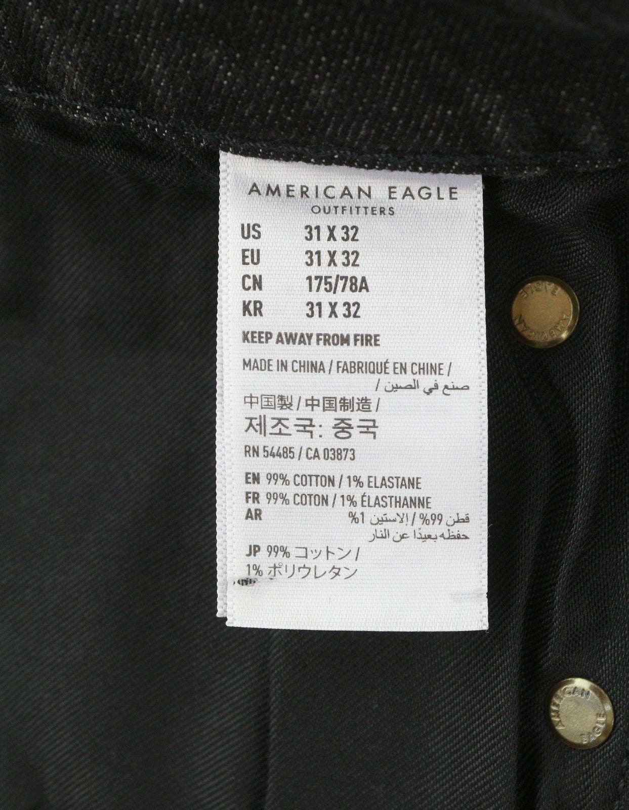 Jeans Skinny Black Wash