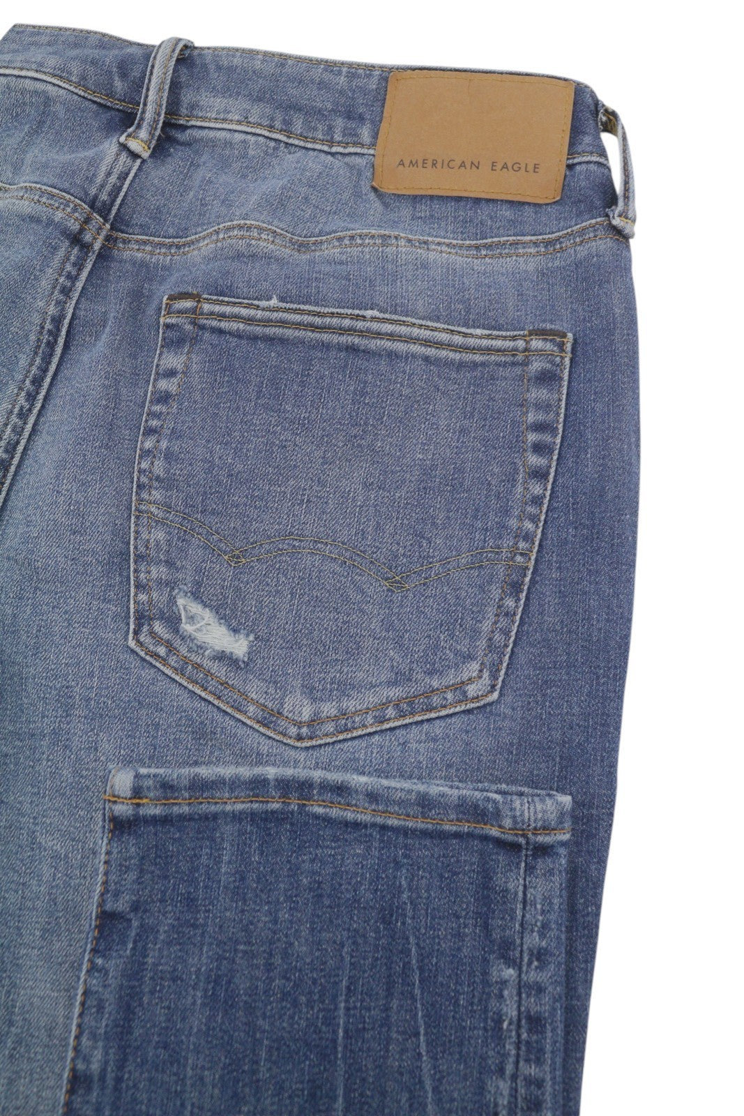 AMERICAN EAGLE OUTFITTERS Airflex+Temp Tech Men Jeans W32/L32 Ripped Skinny
