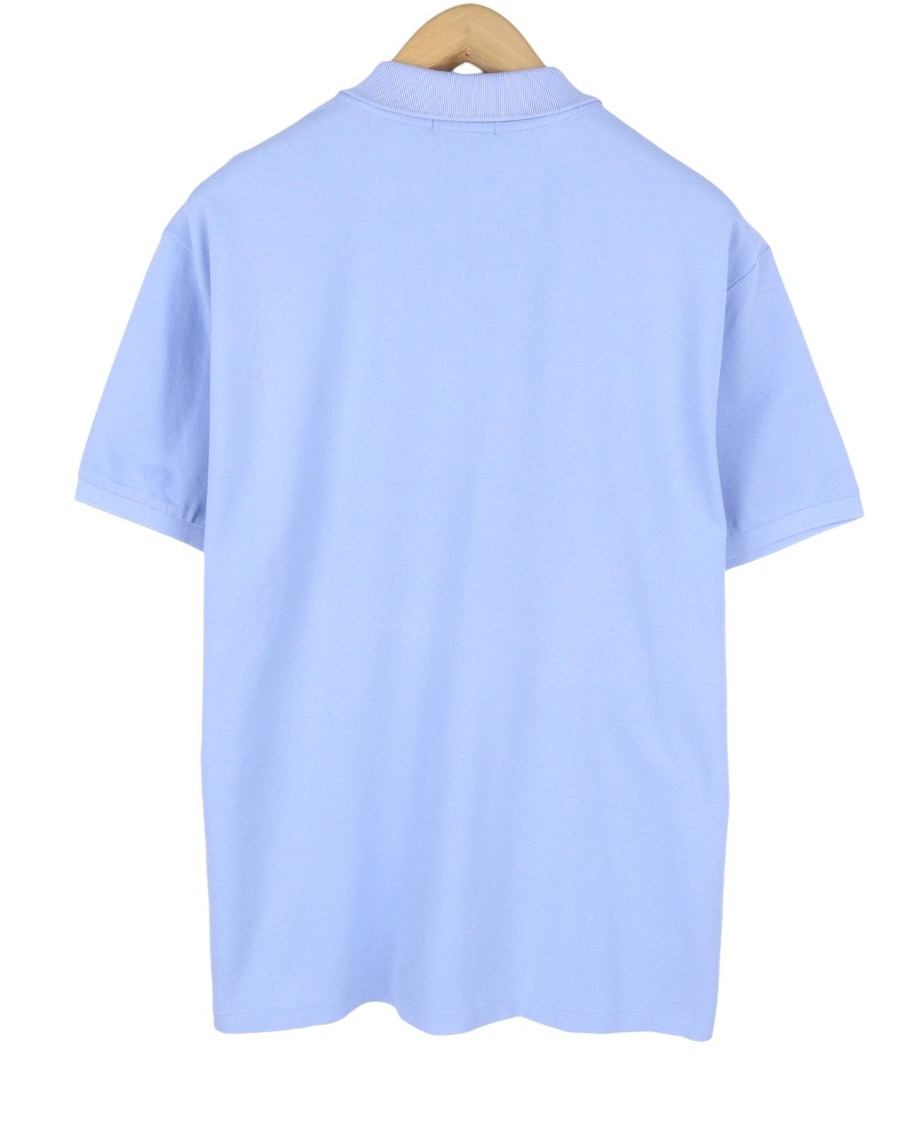 RALPH LAUREN Men Polos XL Blue Custom Slim Fit Stretch Mesh Short Sleeved