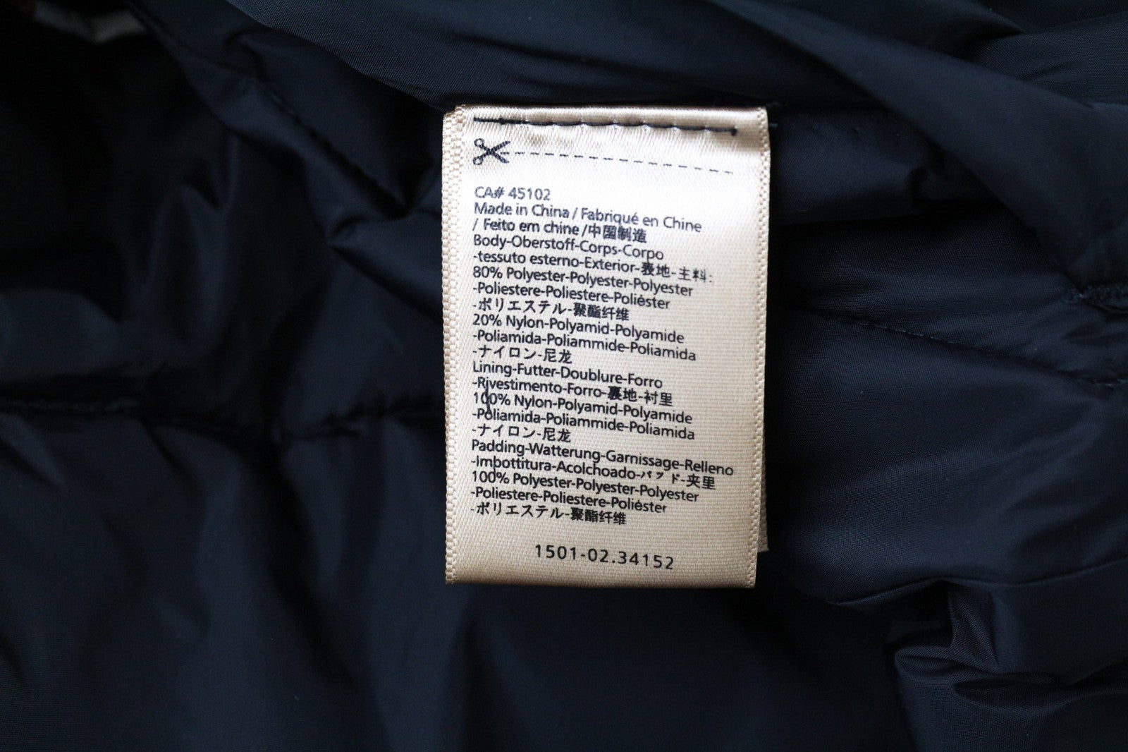 SCOTCH & SODA Men Vest L Off-White Leaf Printed Two-Sided High Neck Quilted