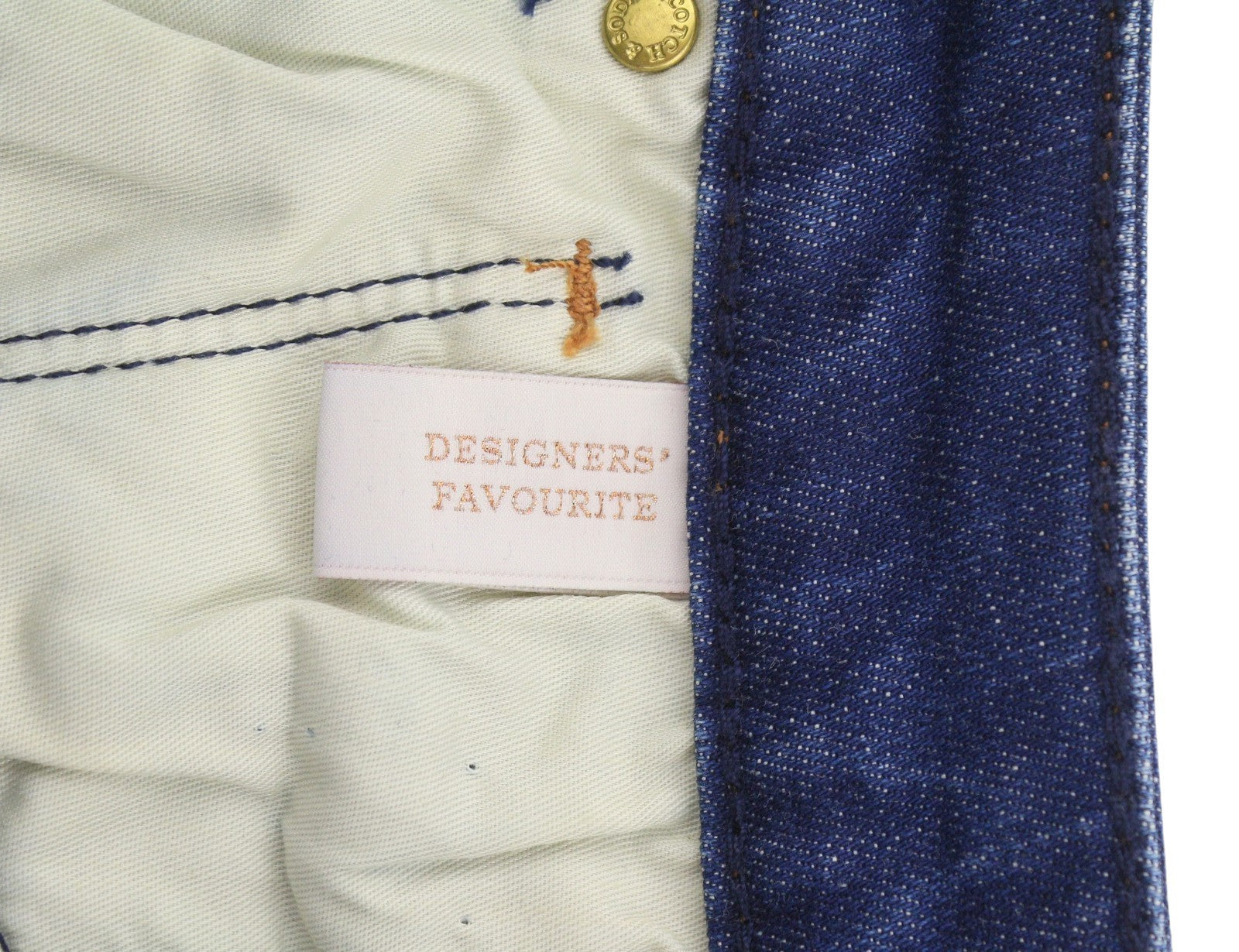 SCOTCH & SODA Women Jeans W30/L30 Blue Whiskers Faded Cropped Flared Fit