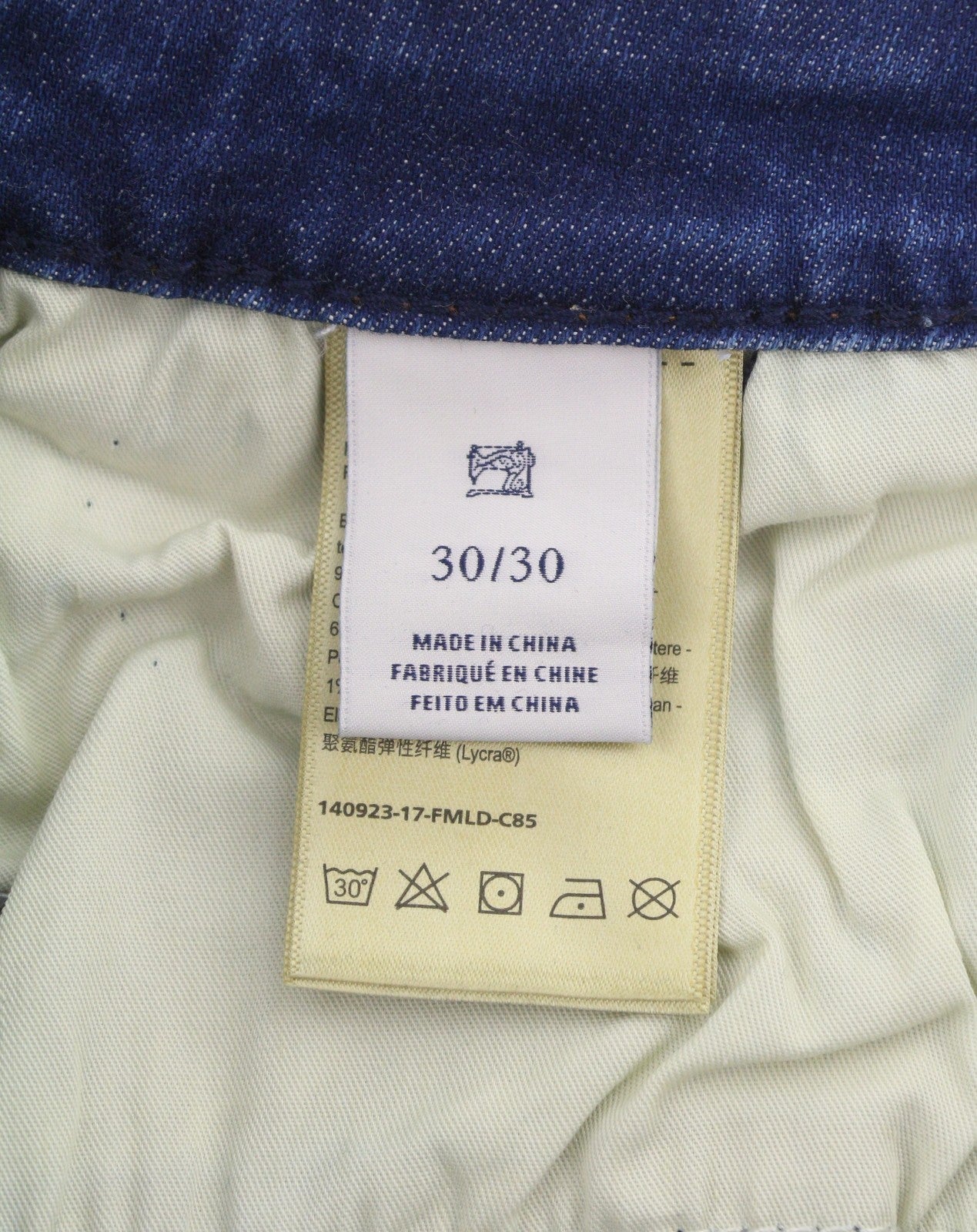 SCOTCH & SODA Women Jeans W30/L30 Blue Whiskers Faded Cropped Flared Fit