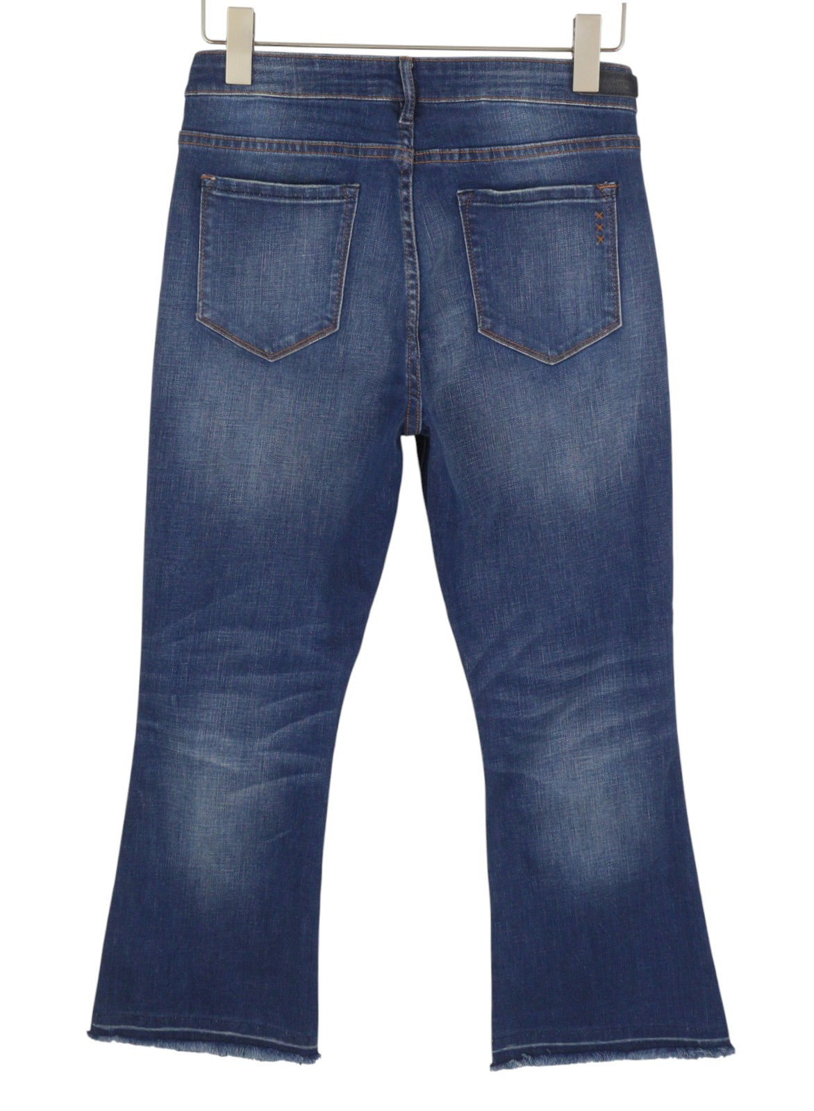 SCOTCH & SODA Women Jeans W31/L34 Blue Whiskers Faded Cropped Flared Fit