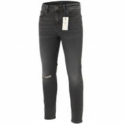 SCOTCH & SODA Supreme Women Jeans W24/L32 Grey Faded Distress Slim Straight Leg
