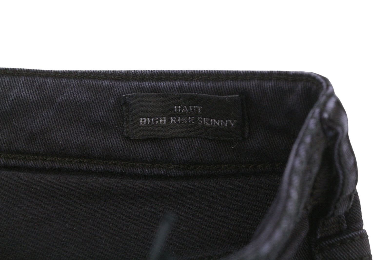 MAISON SCOTCH Haut Women Jeans W24/L32 Black Stretch High Rise Skinny Fit