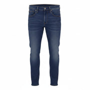 G-STAR 3301 Skinny Men Jeans W32/L34 Blue Whiskers Faded Stretch Denim