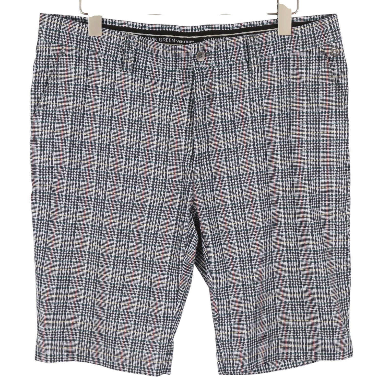 GALVIN GREEN Ventil8 Men Shorts W38 Plaid Patterned Zip Fly Casual