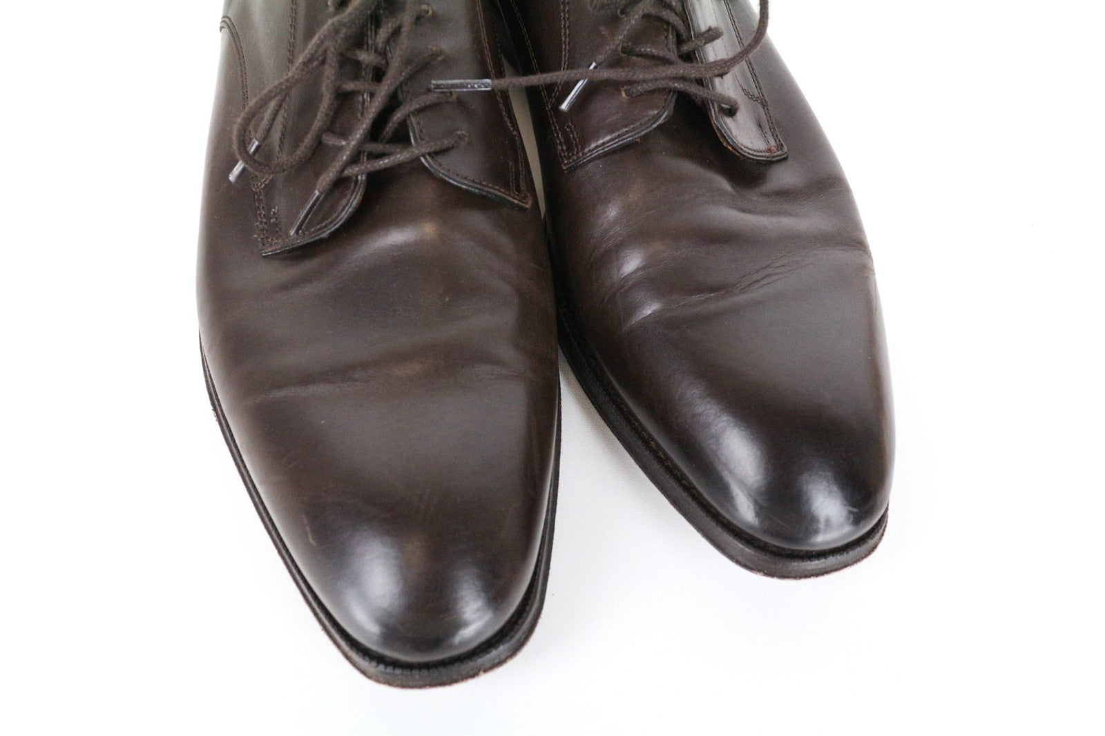 SUITSUPPLY Men Formal Shoes EU41.5 Oxford Dark Brown Pure Calf Leather Classic